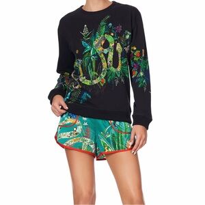 Camilla River Cruise Embellished Sweatshirt